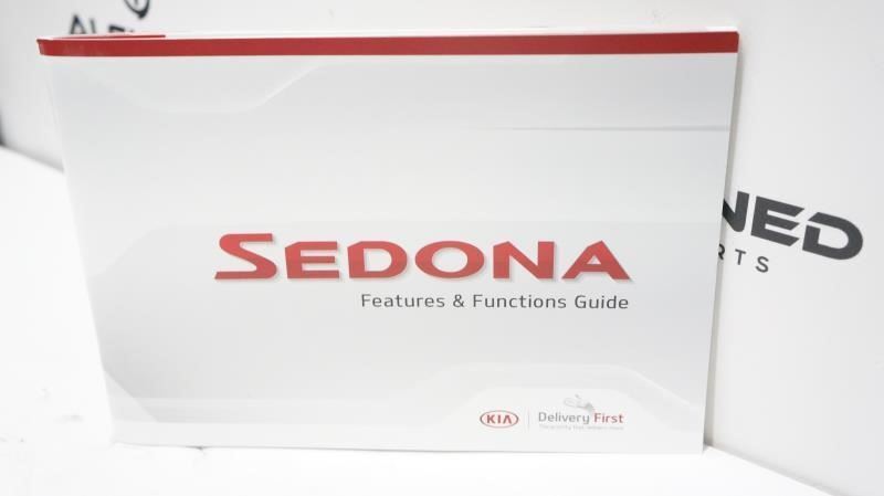 2016 Kia Sedona Features & Functions Guide and Warranty Manual with Case - Alshned Auto Parts