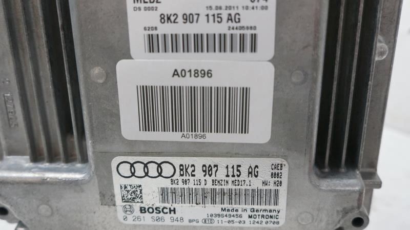 2012 Audi A5 2.0L Engine Computer Control Module ECU ECM 8K2907115AG - Alshned Auto Parts