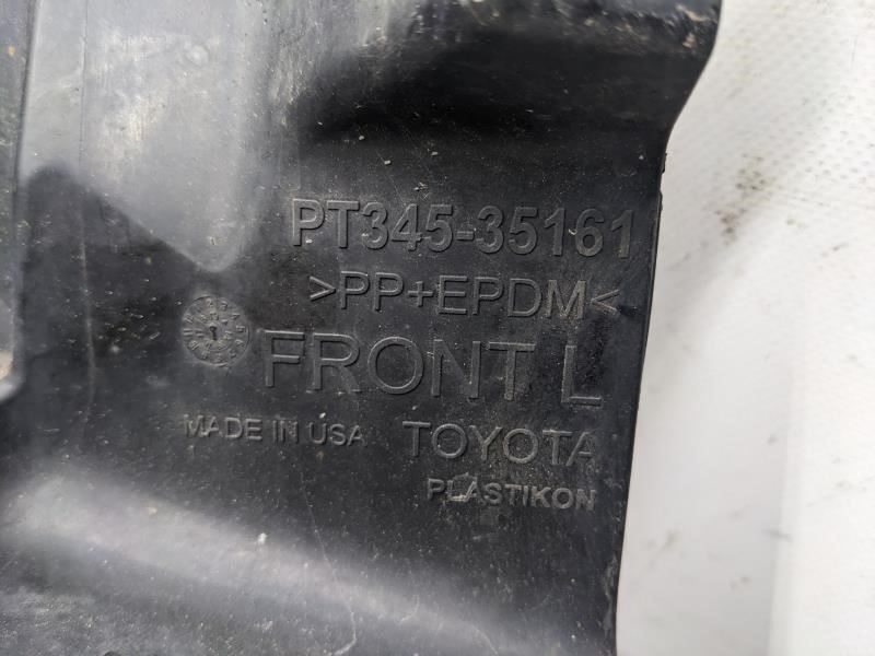 2019 Toyota Tacoma Front Left Mudguard Flap PT345-35161 OEM *ReaD**AS IS* - Alshned Auto Parts