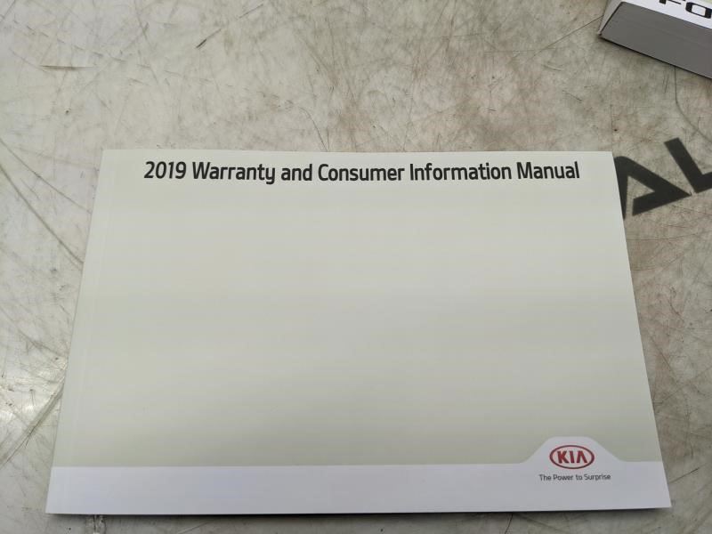2019 Kia Forte Owners Manual Set DLS4-EU8OB OEM - Alshned Auto Parts