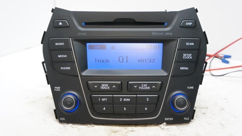 13-14 Hyundai Santa Fe AM/FM CD MP3 Bluetooth Radio OEM 96170-4Z1004X - Alshned Auto Parts