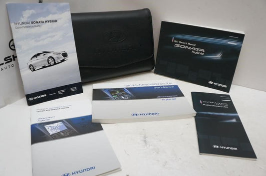 2011 Hyundai Sonata Hybrid Owner Manual Set with Case - Alshned Auto Parts
