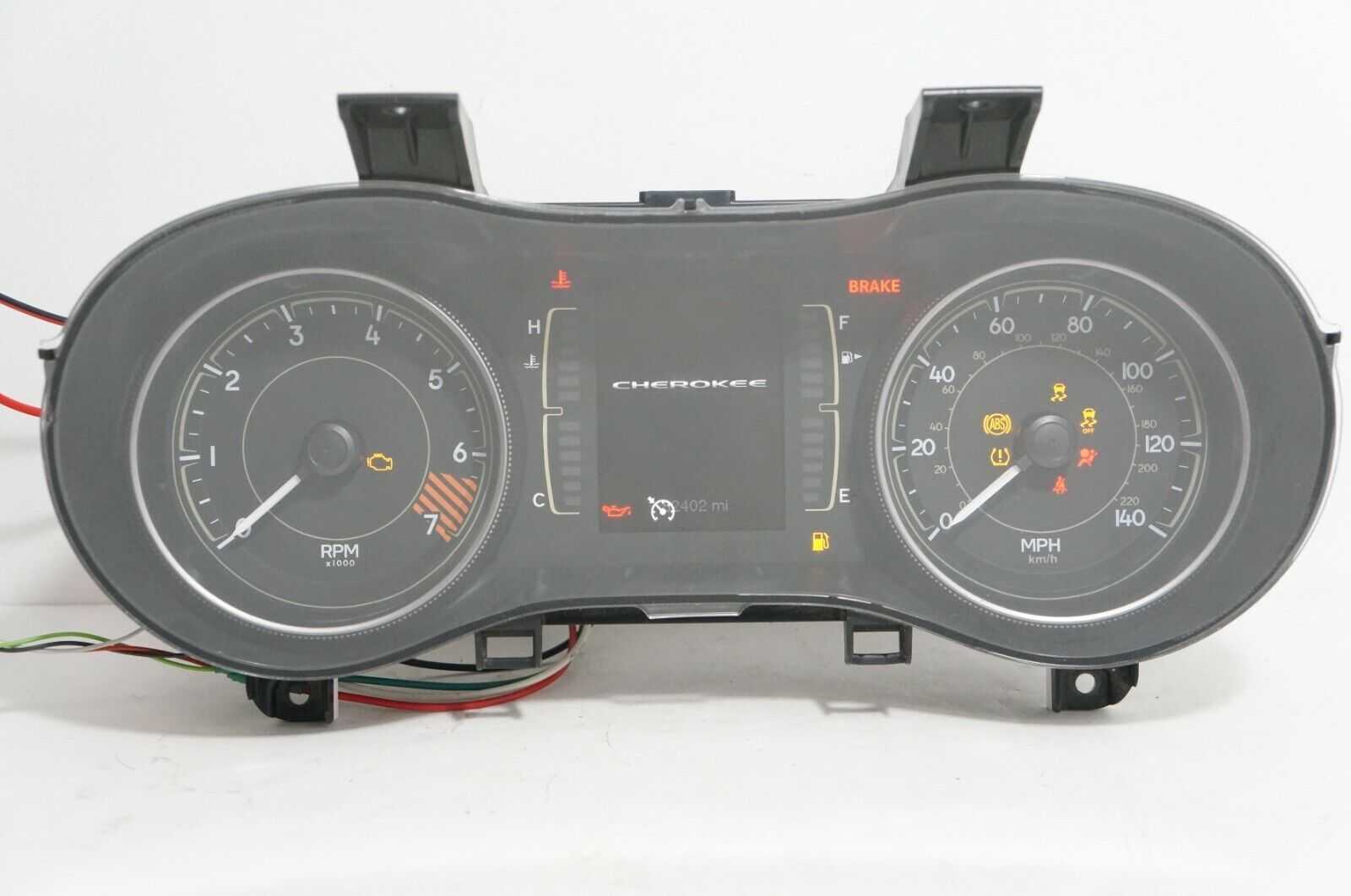 2014 Jeep Cherokee MPH Speedometer Speedo Head Cluster 2.4L 83k OEM P56054651AG - Alshned Auto Parts