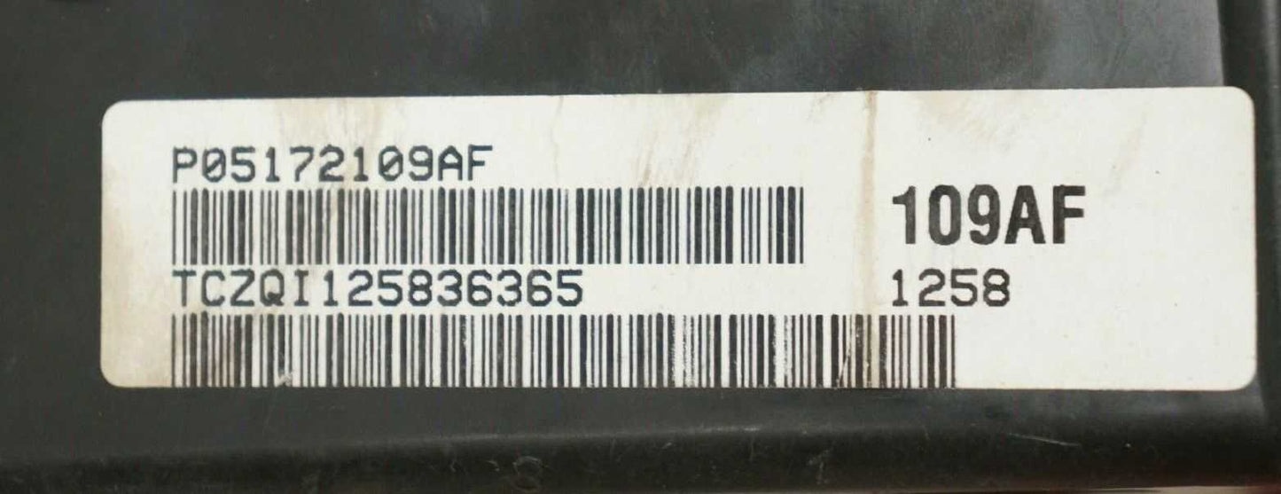 2008 Chrysler 300 Speedometer Cluster Gauge (Mileage Unknown) OEM P05172109AF - Alshned Auto Parts