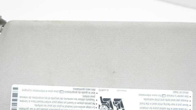 10-11 GMC Terrain Passenger Right Side Sun Visor (Gray) OEM 23141970 - Alshned Auto Parts