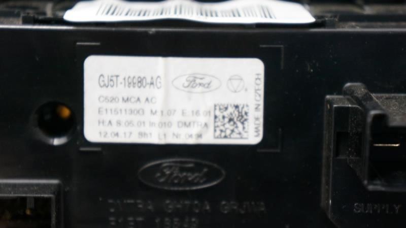 2017 Ford Escape AC Heater Temperature Climate Control GJ5T-19980-AG OEM - Alshned Auto Parts