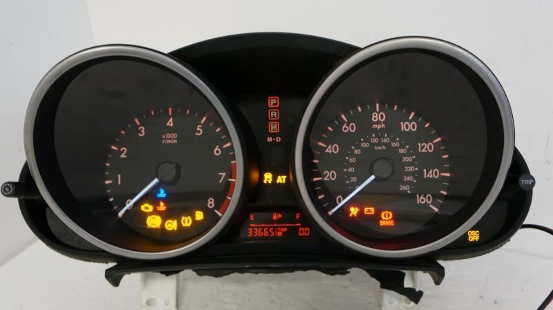 10-11 Mazda 3 Speedometer Cluster Mileage 33,665 OEM LB BBM5 L - Alshned Auto Parts