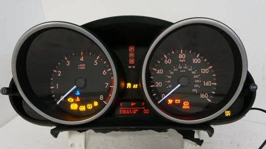 10-11 Mazda 3 Speedometer Cluster Mileage 33,665 OEM LB BBM5 L - Alshned Auto Parts