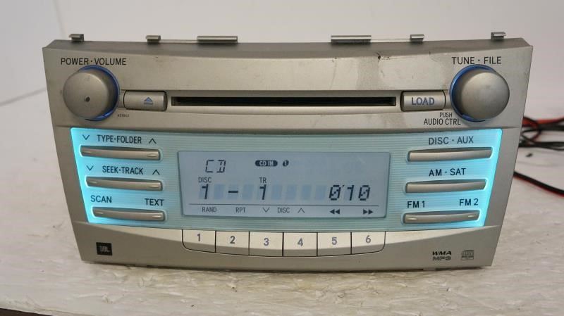 *READ* 07-09 Toyota Camry CD SAT MP3 JBL Radio OEM 86120-06191 ID A51862 - Alshned Auto Parts