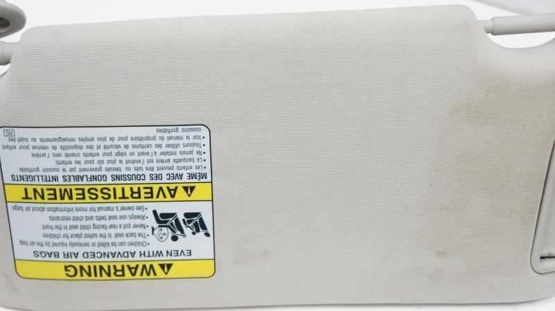 *READ* 10-14 Subaru Outback Passenger Right Side Sunvisor (BEI) OEM 92011AJ07AME - Alshned Auto Parts