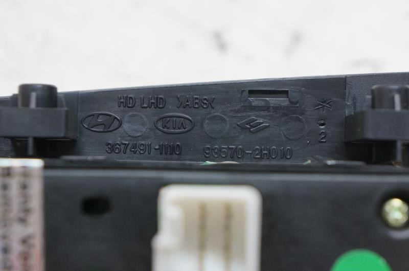 2007 Hyundai Elantra Driver Left Front Window Switch 93570-2H010 OEM - Alshned Auto Parts