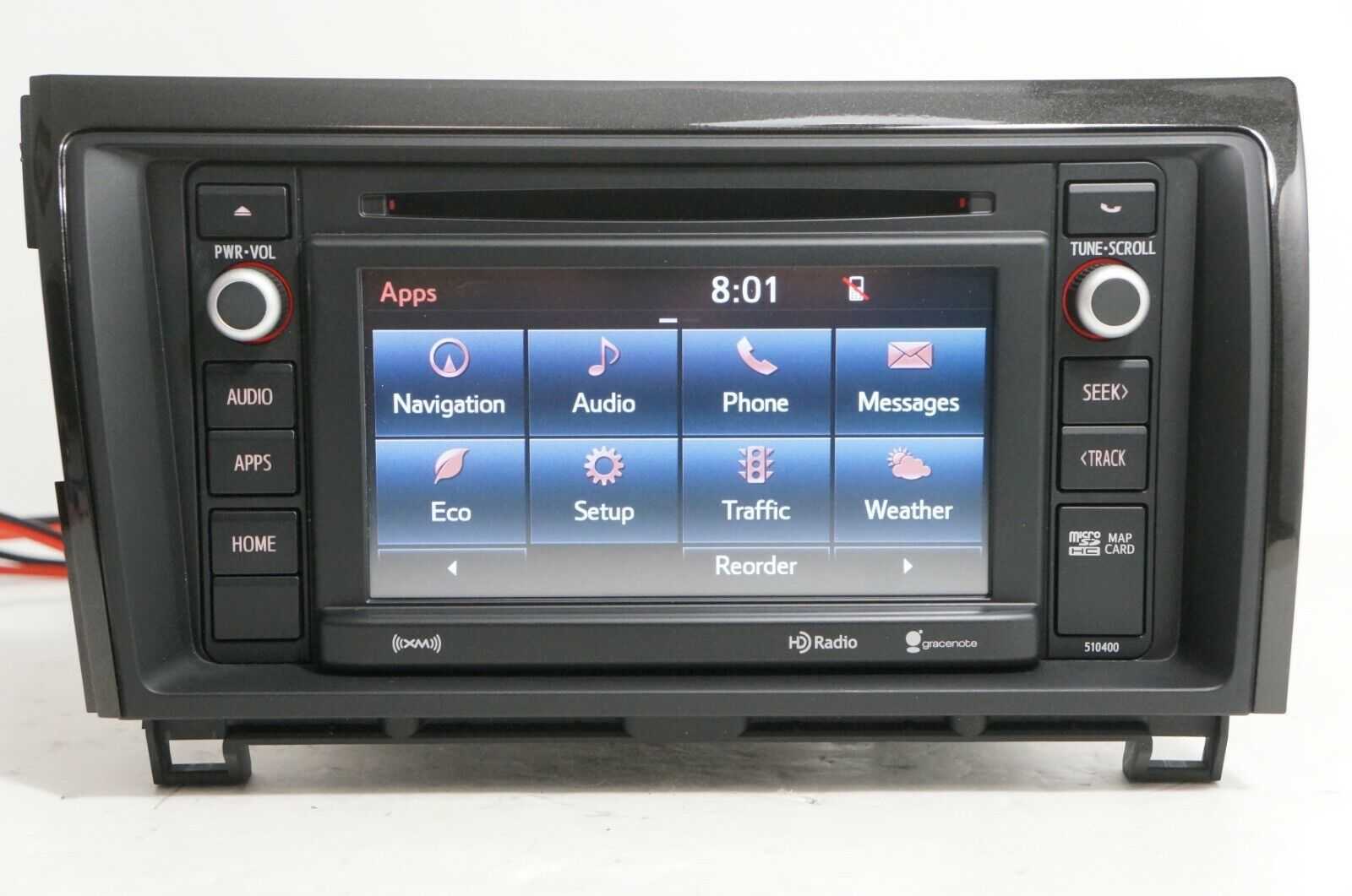 2019 Toyota Sequoia Navigation Touch Screen Stereo Radio 510400 OEM 86100-0C292 - Alshned Auto Parts