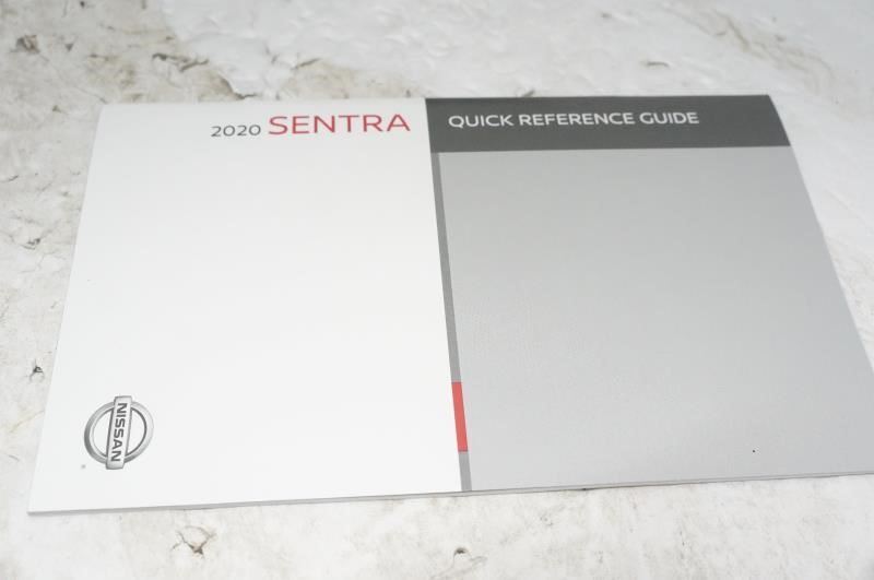 2020 Nissan Sentra Owner's Manual Book Guide Set with Case - Alshned Auto Parts