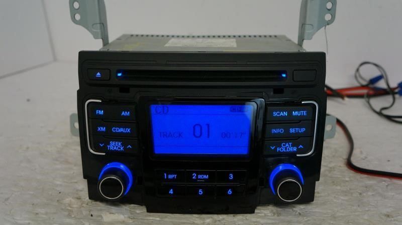 11-12 Hyundai Sonata AM/FM CD SAT Radio OEM 96180-3Q001 Model PA-YFLXMB - Alshned Auto Parts