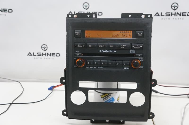 2009-2012 Nissan Frontier Rockford Fosgate Radio Receiver 6CD 28185 9BH5A OEM - Alshned Auto Parts