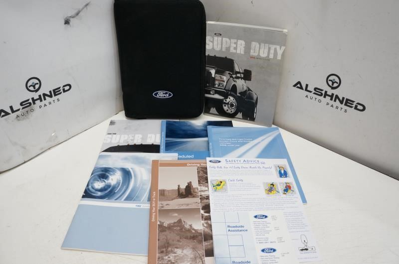 2008 Ford Super Duty Owner's Manual with case OEM 8C31-19A321-AA - Alshned Auto Parts