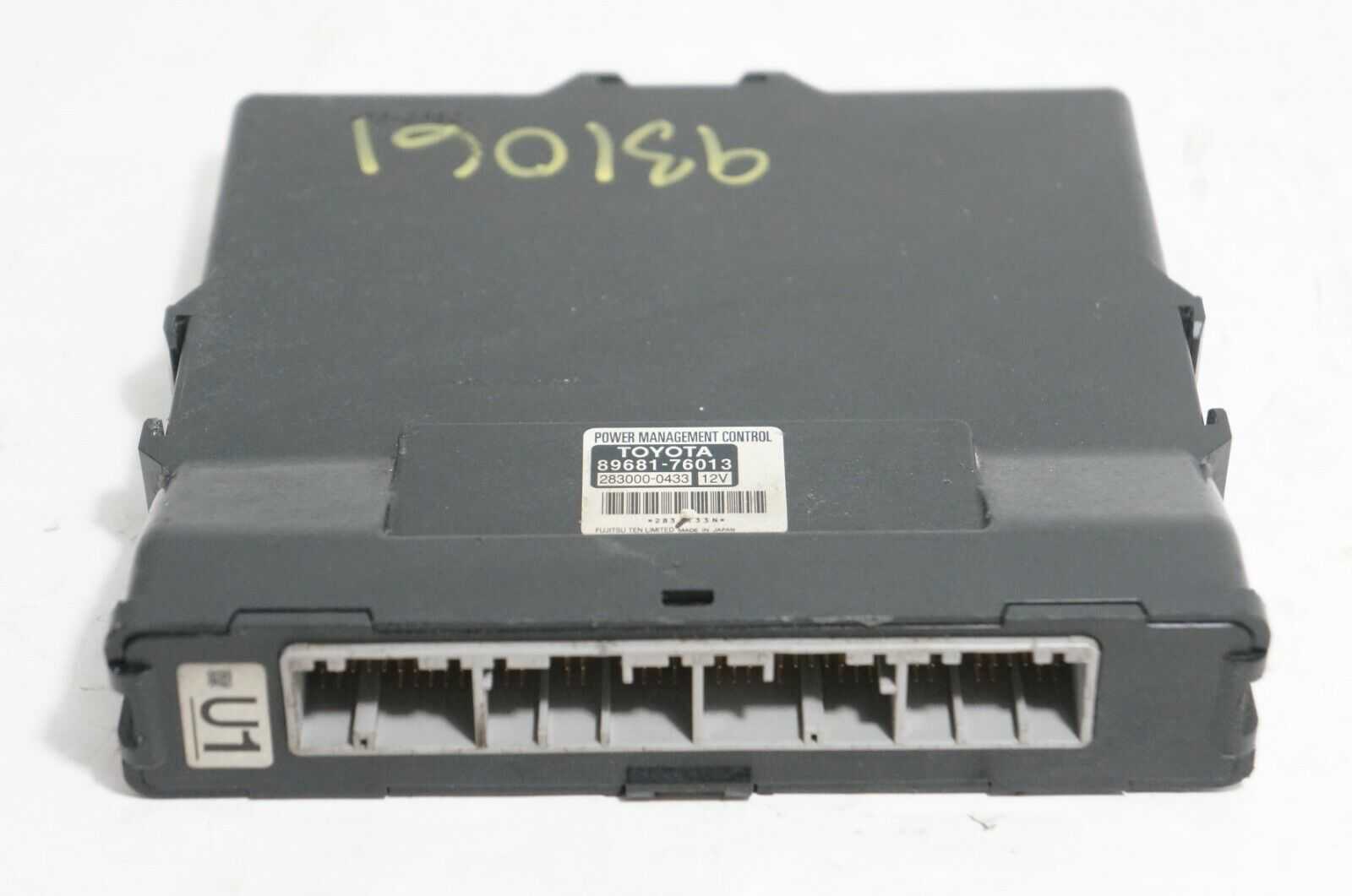 2012 Lexus CT200h Power Management Control Unit Module 89681-76013 OEM Alshned Auto Parts