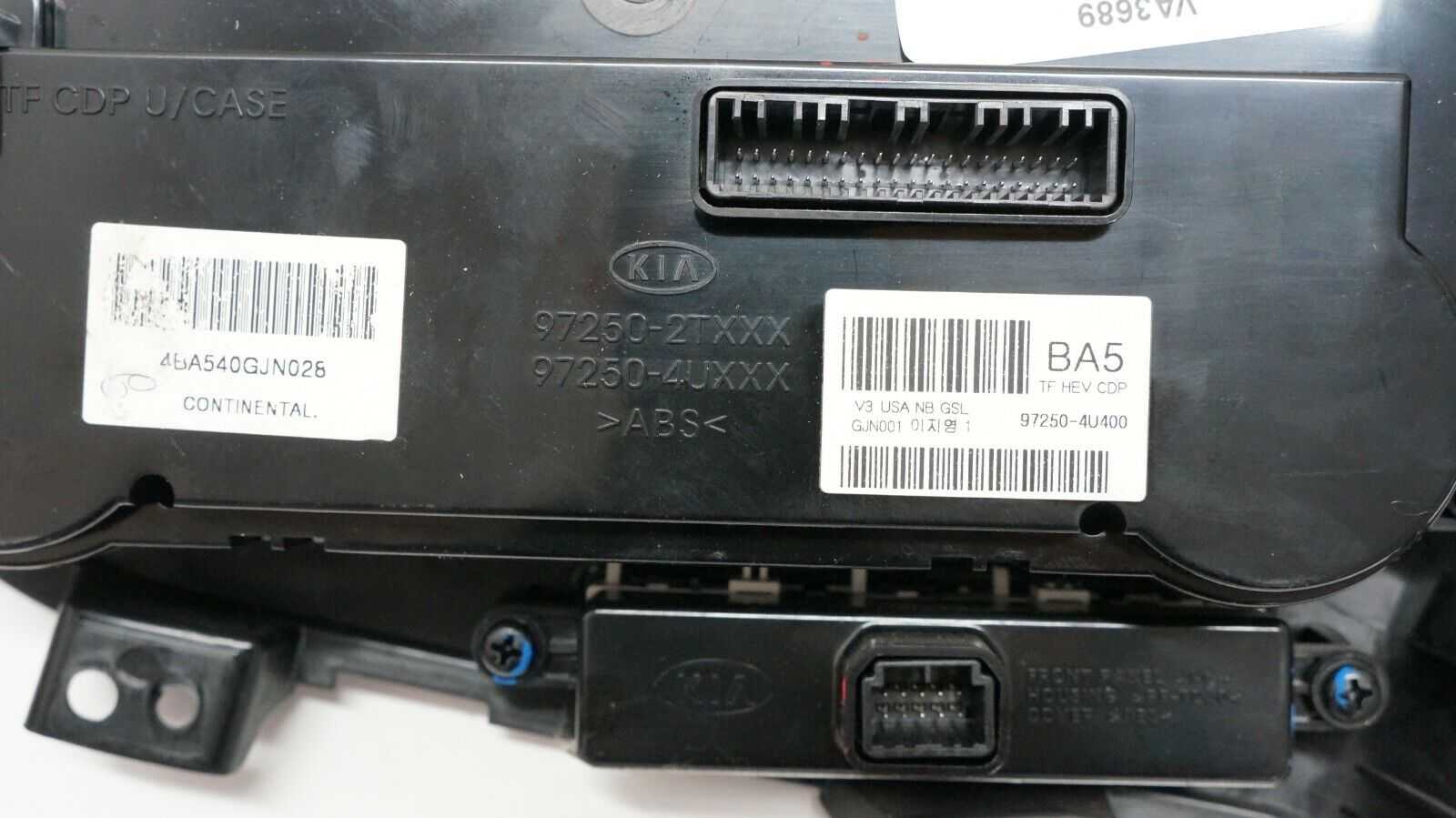 11-13 Kia Optima Digital Dual Zone AC Heat Climate Control Switch OEM 972504U400 - Alshned Auto Parts