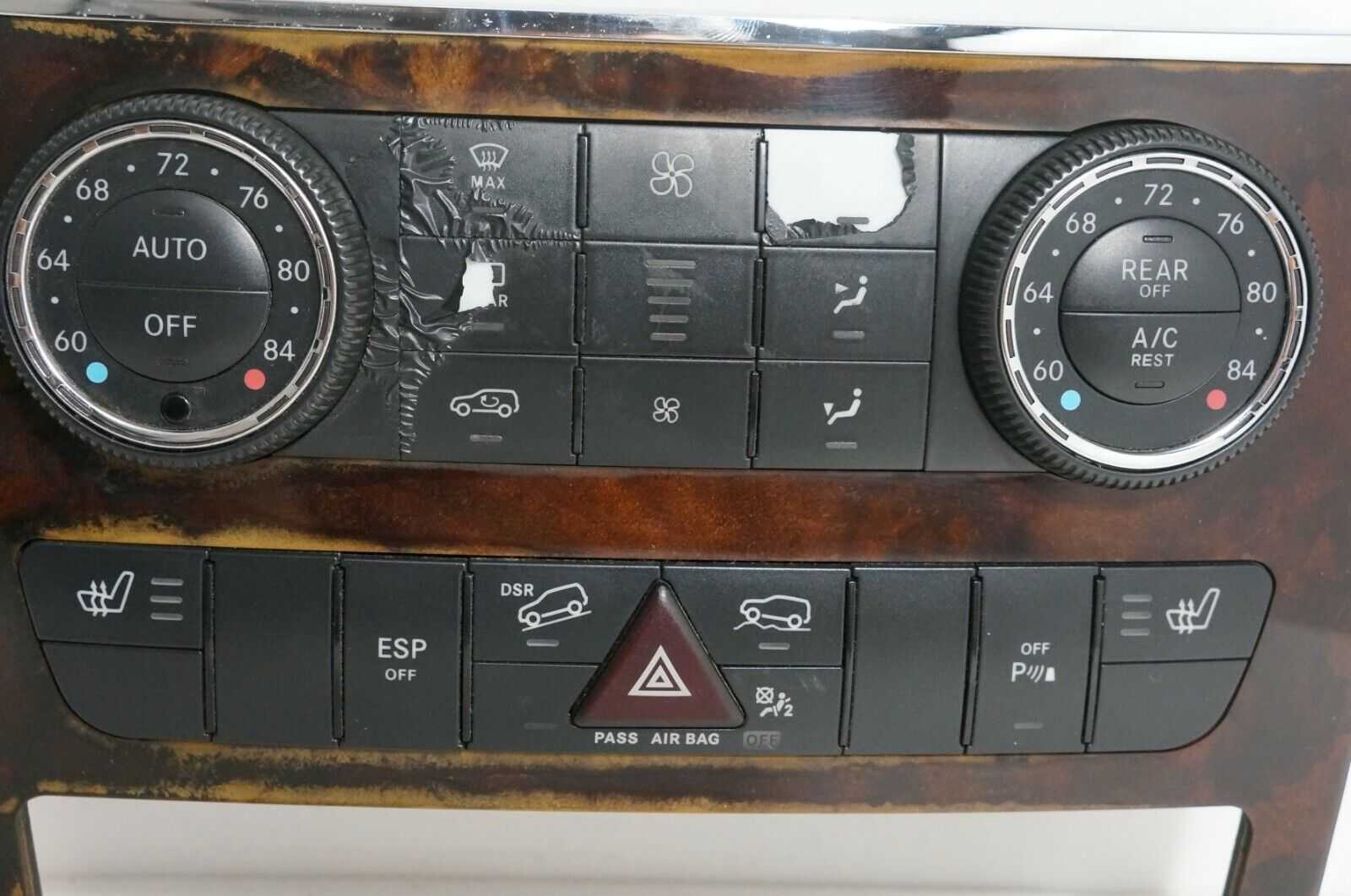 06-08 MERCEDES ML550 AC HEATER Temperature CLIMATE CONTROL A 251 870 73 89 OEM - Alshned Auto Parts