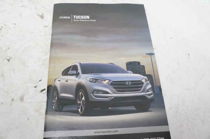 2017 Hyundai Tucson Owner's Manual Book Guide Set with Case - Alshned Auto Parts