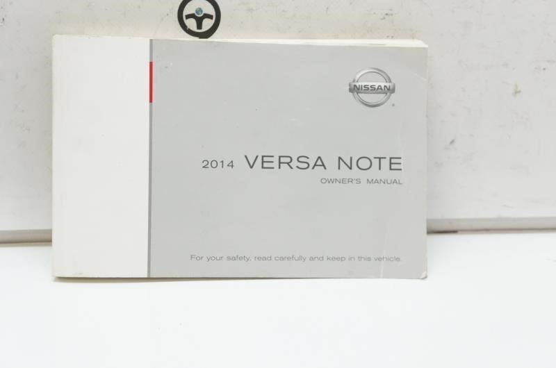 2014 Nissan Versa Owner's Manual Book OM14E OE12U1 OEM - Alshned Auto Parts