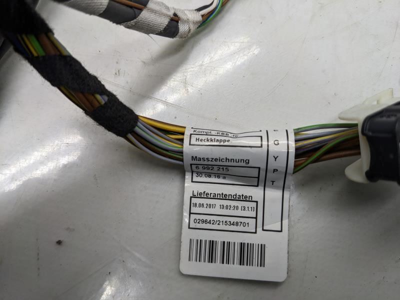 2018 BMW 430i xDrive Trunk Lid Wiring Harness 61126992217 OEM - Alshned Auto Parts