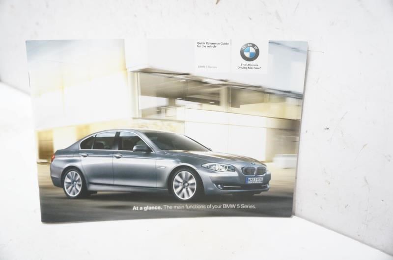 2011 BMW 5 Series Owner's Manual Book Set with Case - Alshned Auto Parts