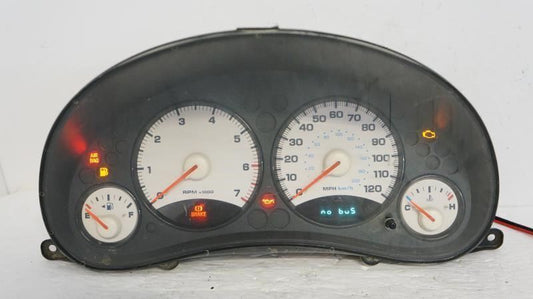 02-03 Jeep Liberty Speedometer Cluster Mileage Unknown OEM P56010151AF - Alshned Auto Parts