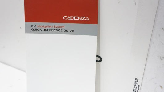 2014 Kia Cadenza Owner's Manual Book Set with Case - Alshned Auto Parts