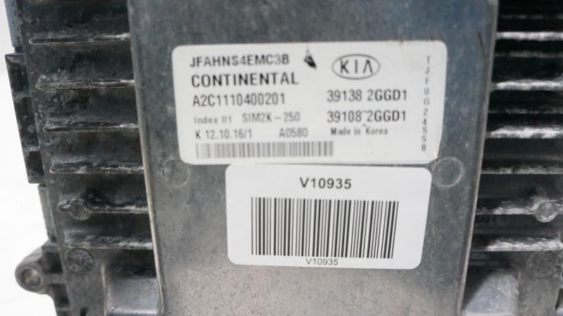 16-18 Kia Optima 2.4L Engine Computer Control Module ECU ECM 39138 2GGD1 OEM - Alshned Auto Parts