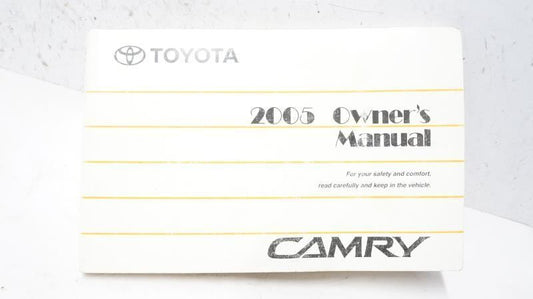 2005 Toyota Camry Owner's Manual - Alshned Auto Parts