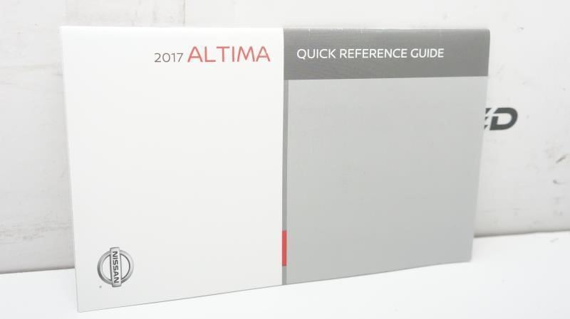 2017 Nissan Altima Quick Reference Guide & Warranty Book with Case - Alshned Auto Parts