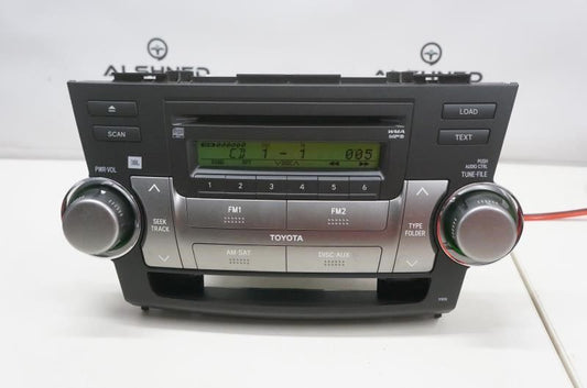 08-11 Toyota Highlander Radio Receiver 6CD JBL 86120-48E60-E0 OEM 51855 A00295 - Alshned Auto Parts