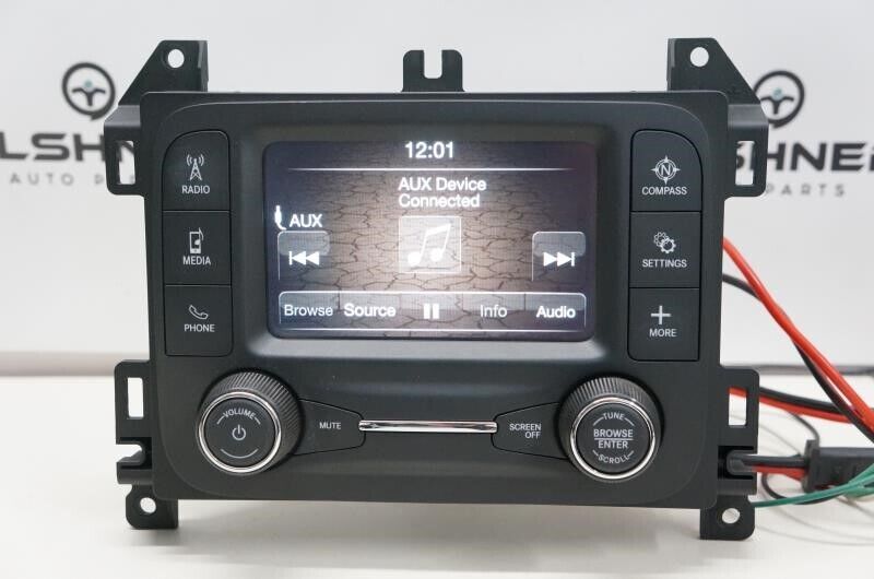 18-20 Jeep Wrangler AM-FM Radio 5" Touch-screen Uconnect VP2 OEM 68428543AC - Alshned Auto Parts