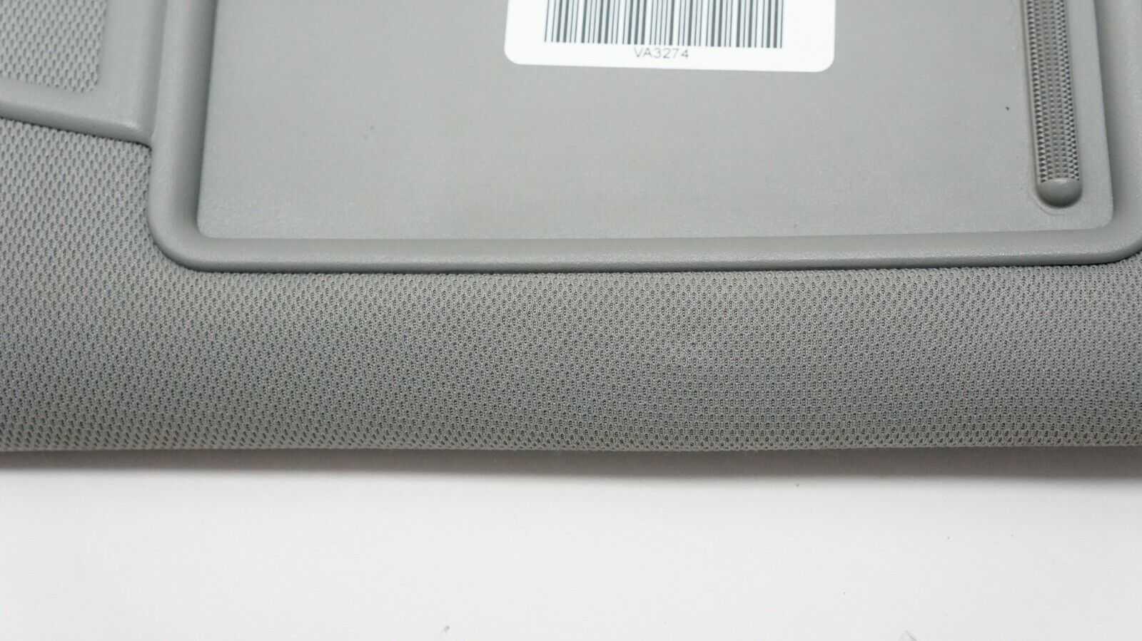 11-15 KIA Sorento Passenger Right Side Sun Visor (Gray) OEM 852201U150H9 - Alshned Auto Parts