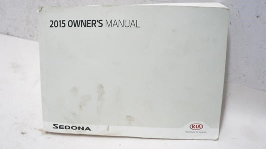 2015 Kia Sedona Owner's Manual - Alshned Auto Parts