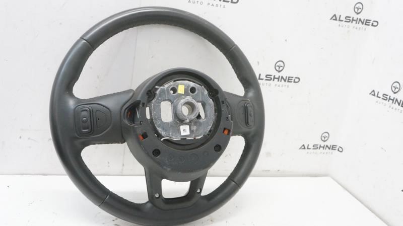 2020 Jeep Wrangler Left Driver Steering Wheel Black Leather 6CB581X7AE OEM - Alshned Auto Parts