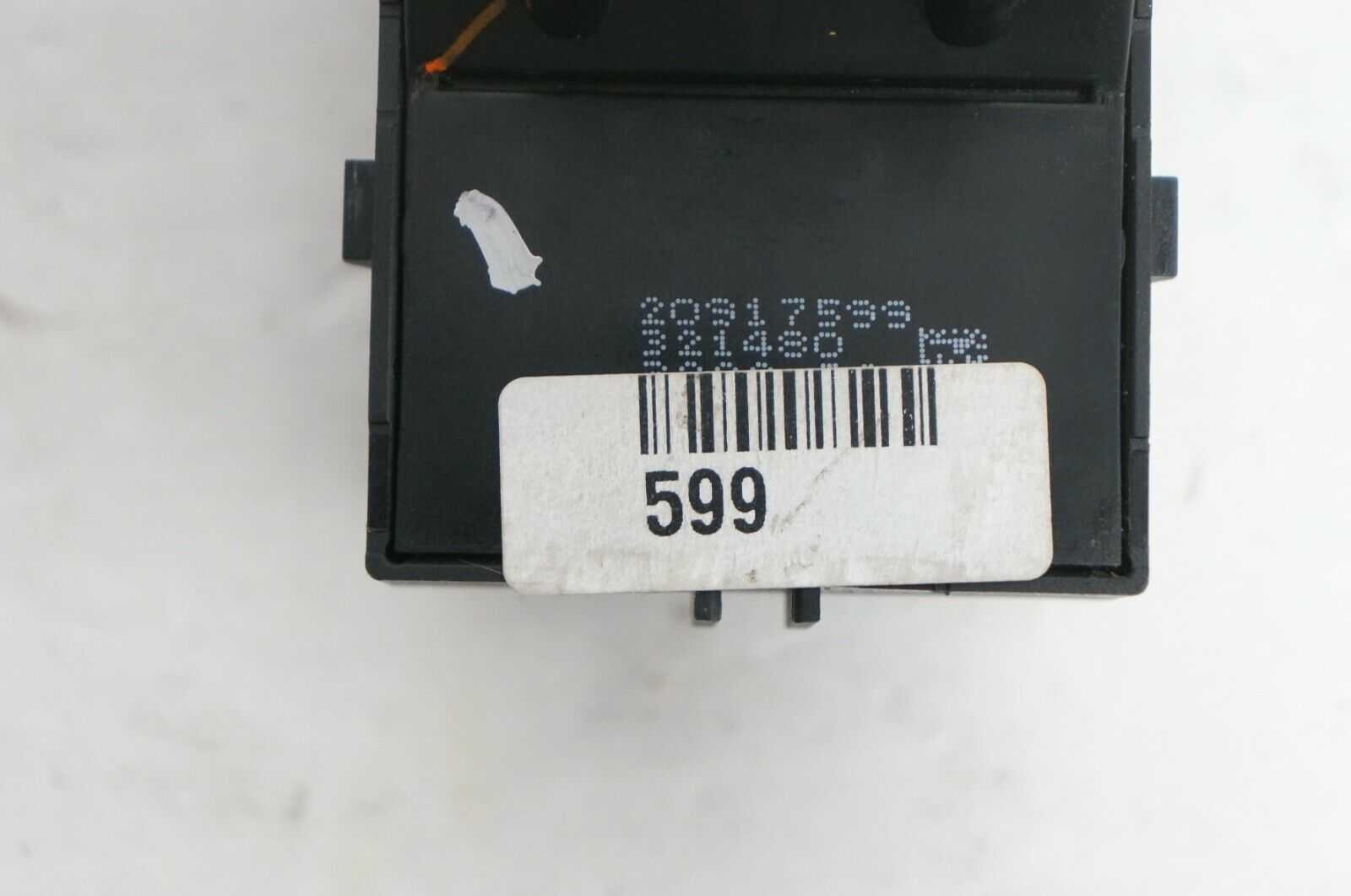 2012 Chevrolet Equinox Factory LH Driver Master Power Window Switch OEM 20917599 - Alshned Auto Parts