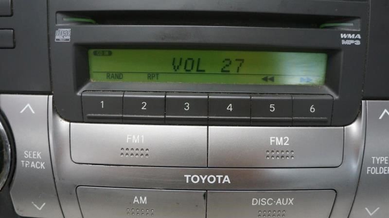 2008-2010 Toyota Highlander AM FM CD MP3 Radio Receiver 86120-0E220-E0 OEM - Alshned Auto Parts