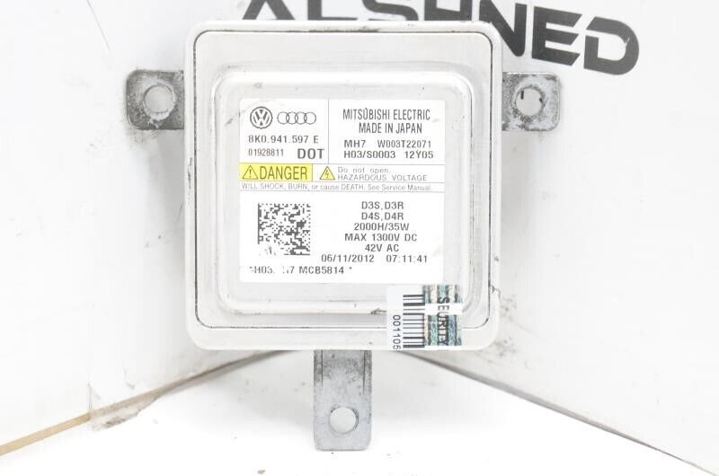 2013-2016 Audi A4 HID Xenon Light Control Unit Module Computer 8K0-941-597-E OEM - Alshned Auto Parts