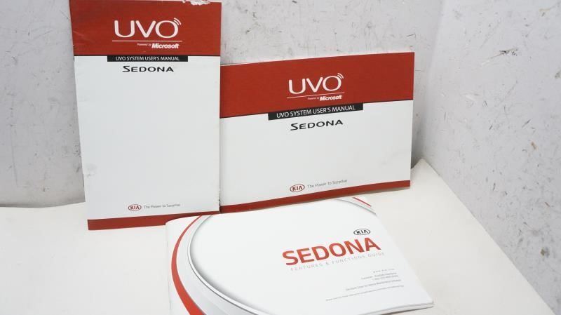 2014 Kia Sedona UVO System User's Manual Books - Alshned Auto Parts