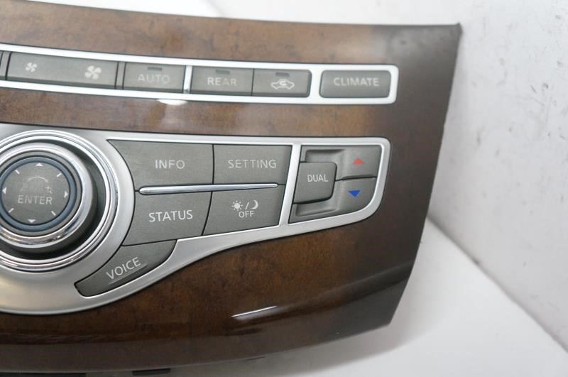 2013 Infiniti JX35 Navigation Panel Climate Control Center Dash 283953JA7A OEM - Alshned Auto Parts