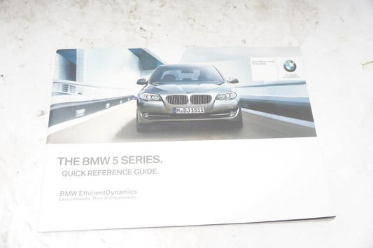 2012 BMW 5 Series Owner's Manual Book Set with Case - Alshned Auto Parts