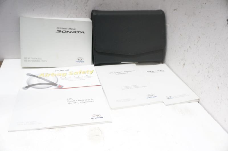 2015 Hyundai Sonata Owner's Manual Book Set with Case - Alshned Auto Parts