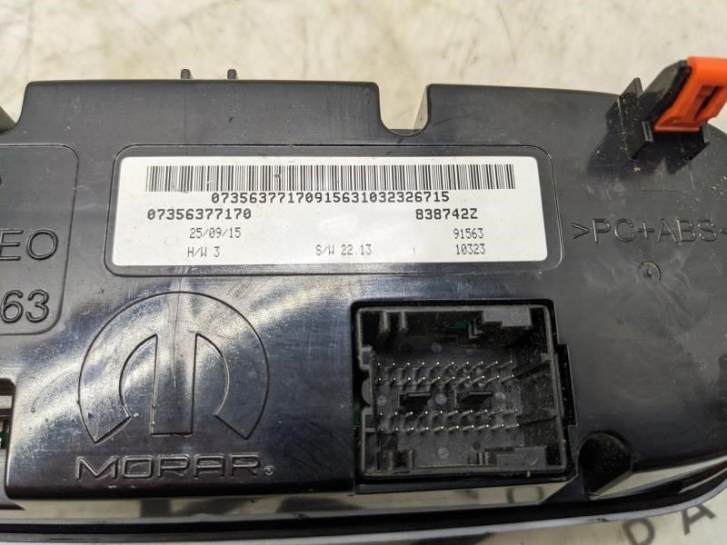 2015-2017 Jeep Renegade AC Heater Climate Temperature Control 07356377170 OEM - Alshned Auto Parts