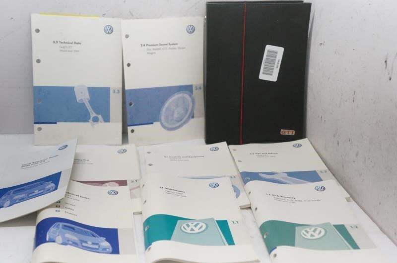 2006 Golf GTI Owner's Guide Books Set with Case - Alshned Auto Parts