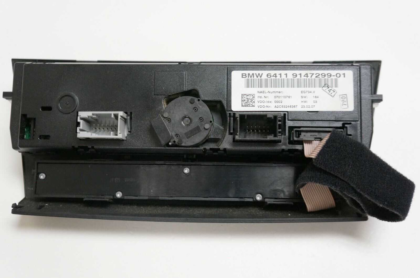 2007-2009 BMW 335 Heat A/C Temperature Climate Control OEM 6411 9147299-01 Alshned Auto Parts