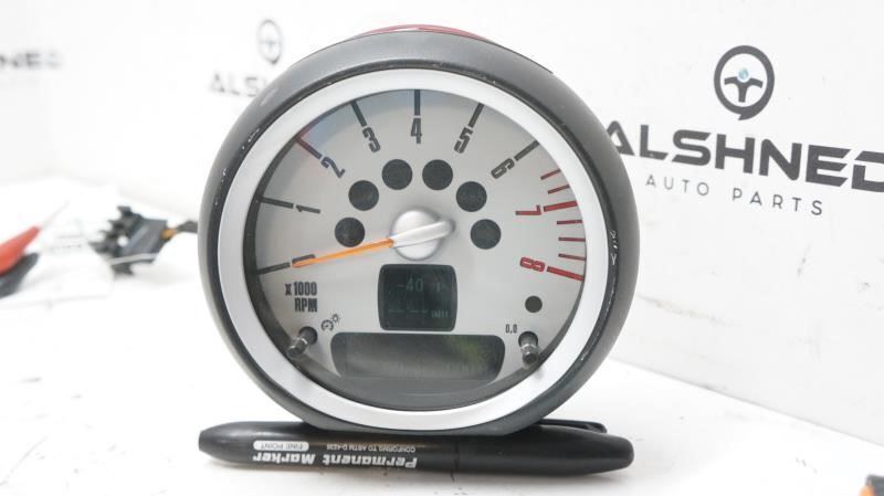 2007-2010 Mini Cooper Tachometer Gauge Single Instrument 53k 9201394-01 OEM - Alshned Auto Parts