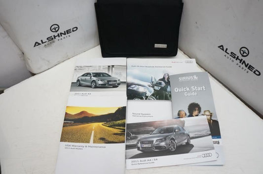 2011 Audi A4 Owner's Manual with case 112-561-8K2-23 - Alshned Auto Parts