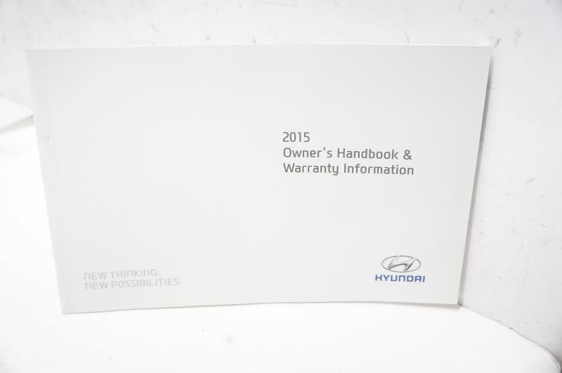 2015 Hyundai Sonata Owner's Manual Book Set with Case - Alshned Auto Parts